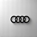 Audi logo and text