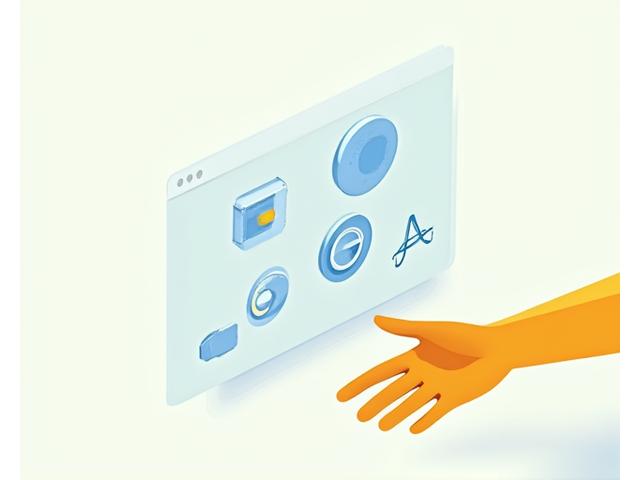 Stylized graphic illustrating user control over data, with icons for access, edit, delete, and privacy settings, on a digital screen.